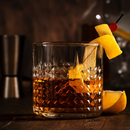 Rum Sazerac Cocktail